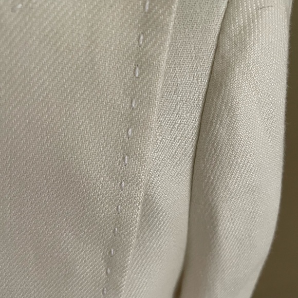 Lafayette 148 cream mid length blazer - Picture 3 of 12